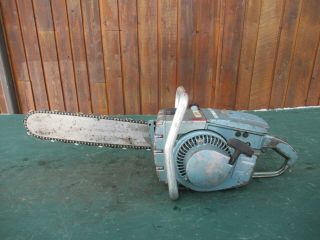 Rare Vintage Homelite C - 5 Chainsaw Chain Saw With 17 " Bar Old Large Heavy