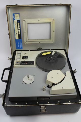 Rare Vintage Lockheed Electronics Co.  Model 417 Reel To Reel Data Recorder