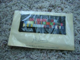 Korean War British Ribbon Bar D B Drysdale,  Dso,  Obe,  Rm,  Chosin Resevoir Rare