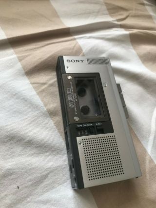 Work Perfectly Sony Stereo Microcassette Recorder M - 1000 Rare