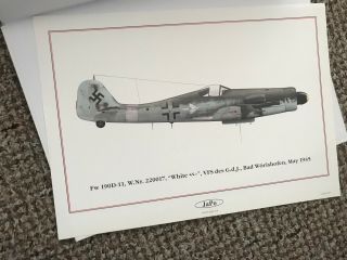 Focke - Wulf Fw 190D Camouflage & Markings Part II - JaPo Publishing - RARE & OOP 2