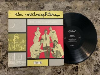The Midnighters Their Greatest Hits Rare Red Cover Doo - Wop Fedral Label Mono Lp