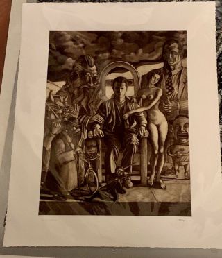 David Welker ‘9 Personalities’ Rare Signed Art Print /100 With