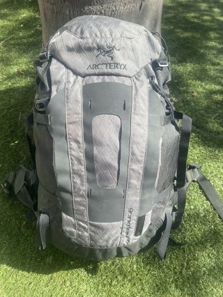 Arcteryx Needle 45 Backpack Rare Made In Canada Rolltop Opening