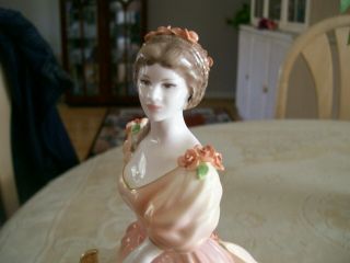 Coalport Figurine " Lady Sylvia " And Extremely Rare 574 Of 1000 Only