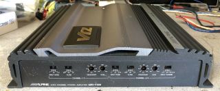 Old School Alpine MRV - F303 V12 4 channel Amplifier,  Rare,  SQ,  flagship 3