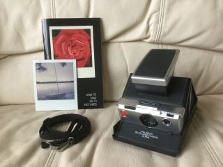 Rare Polaroid Sx - 70 Black Alpha Camera - Film & Flash - - Ships Now