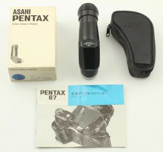 Fedex✈︎ Rare Pentax 67 6x7 Right Angle Finder Viewfinder 37420