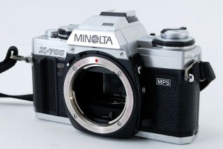 Rare SILVER BODY Exc,  Minolta X - 700 MPS 35mm SLR Camera Japan A0655 2