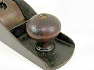 GREAT RARE TYPE 2 STANLEY BAILEYS PATENT 5 JACK PLANE SOLID NUT T4018 3