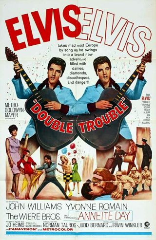 Rare 16mm Feature: Double Trouble (elvis Presley) Elvis Musical With Nine Songs