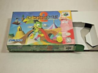Chameleon Twist 2 (nintendo 64) Rare Box Only (in Shrink) N64