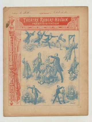 Rare & Theatre Robert Houdin Souvenir Circa 1890 - 1