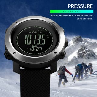 Skmei Outdoor Sports Watches For Men Altitude Barometer Waterproof Digital Watch
