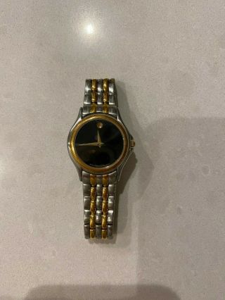 Movado Two Tone Stainless Steel Ladies Watch 81 - E4 - 0823