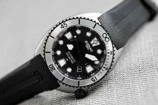 Zodiac Oceanaire Black Dial Automatic Dive Watch,  Zo8013,  Oem Rubber,