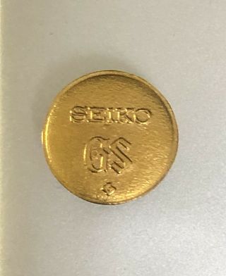 Grand Seiko Medallion Aftermarket Seiko " Gs " Suwa Logo