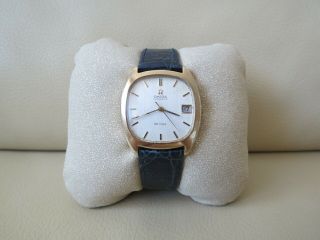 Omega De Ville 9k Gold Automatic Cal.  1002 Vintage Men`s Watch Ref.  362.  5045