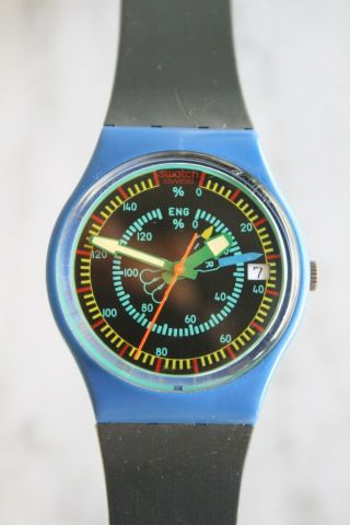Vintage Swatch Rotor Watch.  Gs400 1986
