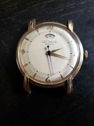 Vintage Lecoultre Power Reserve Automatic Wristwatch Does Not Work