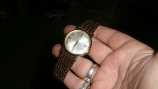 Waltham Mens Wind Up Watch In Cond Looks From 50s To 60s? Gold Tone