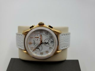 Victorinox Swiss Army Ladies Chronograph Classic White Dial Watch 241511