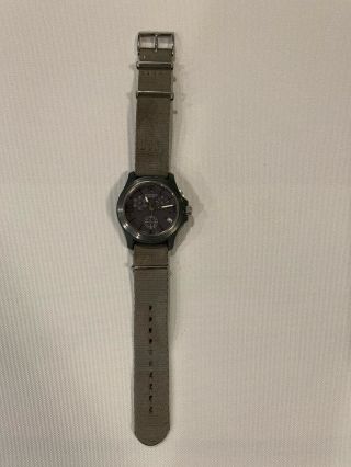 Victorinox Swiss Army Grey Chronograph Grey Nylon Watch 241532