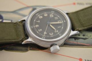 Waltham A - 11 Usa Military Pilots Watch,  C 1944,  Authentic Us Airforce,  Gov.  Issued