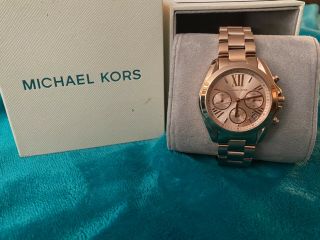 Michael Kors Bradshaw Rose Gold Mk5799 Wrist Watch For Women