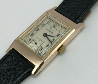 Vintage 9k 9ct Solid Rose Gold Mens Watch (longines) Service,  (ladies)