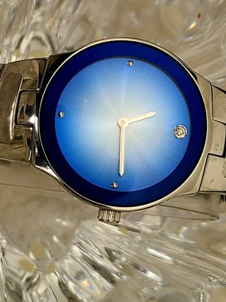 Vintage Fossil Arkitekt Mens FS3027 Stainless/S Band Silver tone Watch (273) 3