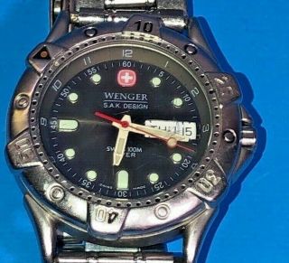 Wenger Sak Design Swiss Made Stainless Steel Watch,  Make Offer