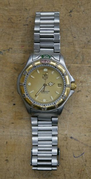 Tag Heuer Professional 200 Meters Watch 995.  406 Swiss Made Since 1860 Pre Owned
