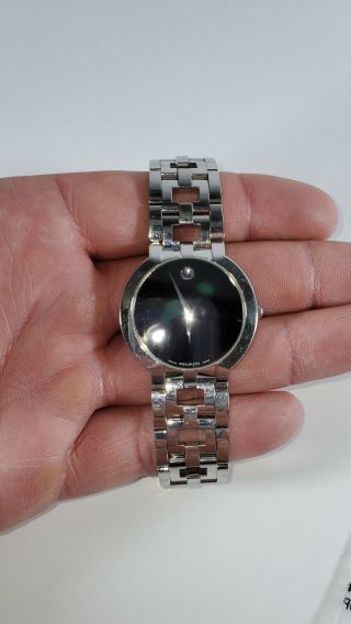 Movado Watch Sapphire Crystal Swiss Made 84 G1 1899 Cleaned - Batteryby Jewler