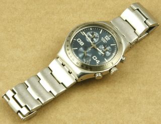 Swatch Irony Ag 2002 Chronograph Swiss Made Quartz Watch 40mm