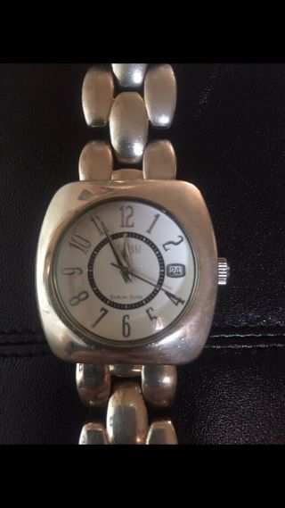 Ecclissi Watch Sterling Silver Case And Bracelet Battery