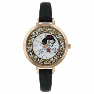 Disney Princess Womens Analogue Classic Quartz Watch With Leather Strap Pn5045