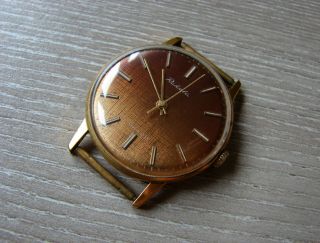 Vintage Russian (ussr) Raketa Watch,  Cal.  2609.  Ha,  19 Jewels,  Hand Winding