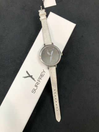 Surifrey Damen Armband Uhr Britney Silber Metallic Silver Wasserfest 40€