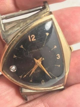 Vintage Stylish Hamilton Futura Electric Watch,  Mechanism,  No Rust,  Runs?