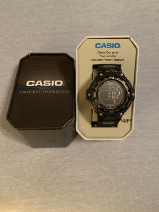 Casio Sgw - 100 - 2b Twin Sensor Digital Men 
