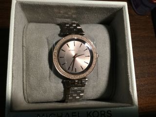 Michael Kors Sable Brown Woman’s Watch With Crystals