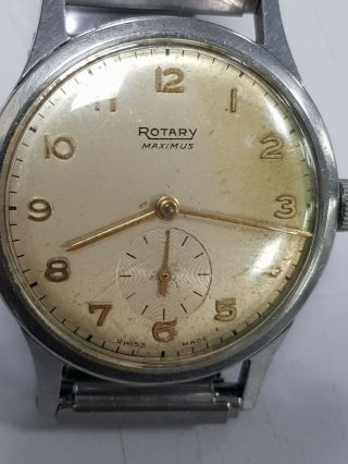 Rotary Maximus Gents Watch Vintage