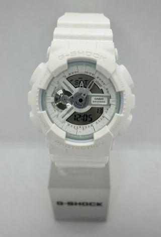 Casio G - Shock (ga - 110bc - 7as) Analog/digital Watch (white/white)