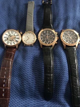 Joblot Of 4 Watches And Repairs Inc Eterna And Rotary Inc Automatic