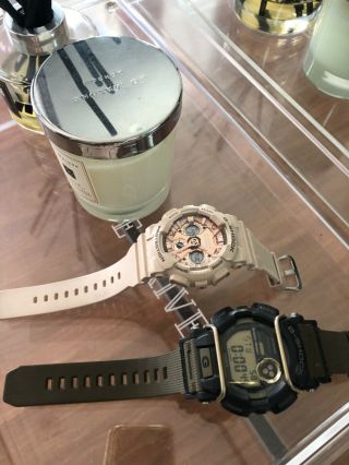 Set Of 2x Casio G - Shock Watches: Men’s Gd400 - 9 & Women’s Gmas 120mf