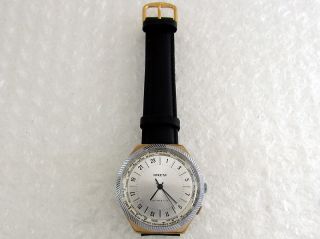 Raketa Antarctic 24 Hours World Time Vintage USSR Russian Gold Men ' s Watch 2