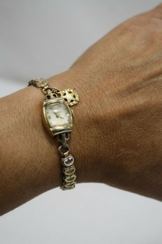 Vintage Girard Perregaux Ladies Watch,  14k Gold Filled/17 Jewel