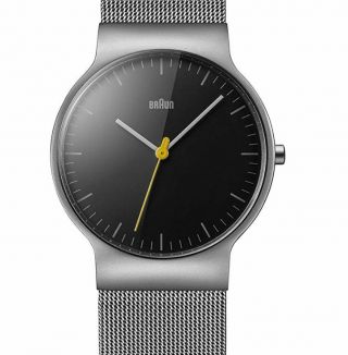 Braun Klassische Armbanduhr Herren / Unisex - Flach - Milanese - Edelstahlband