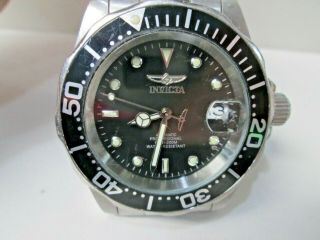 Invicta Automatic Black Dial Stainless Steel Running Watch 8926